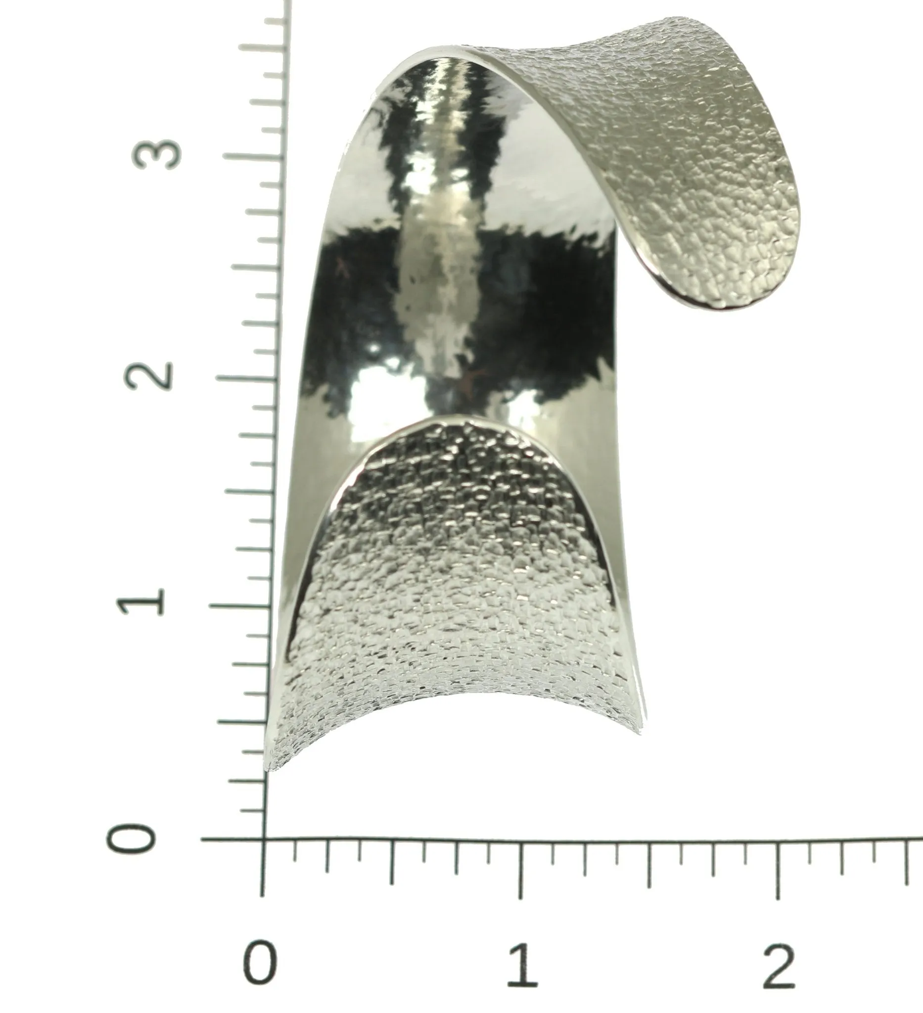 Texturized Aluminum Anticlastic Bangle