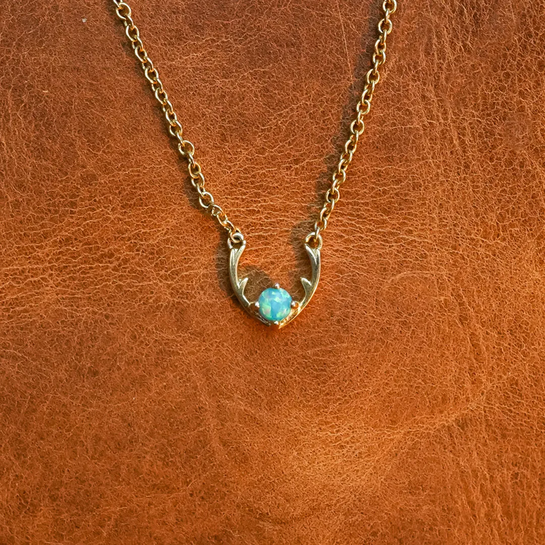 The Antler Opal Necklace