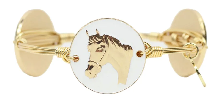 The White Horse Bangle Bracelet