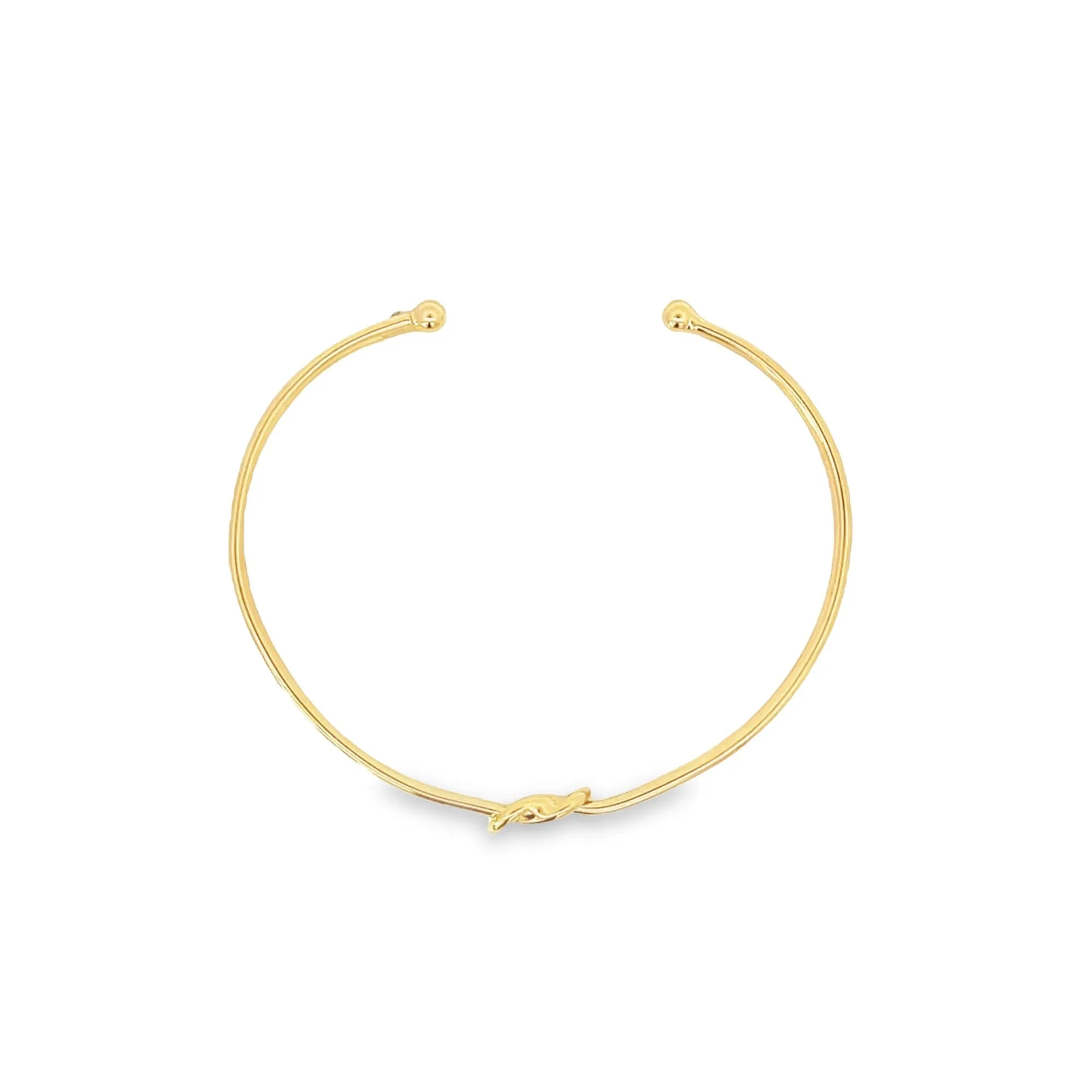 Thin Knot Bangle (B77)