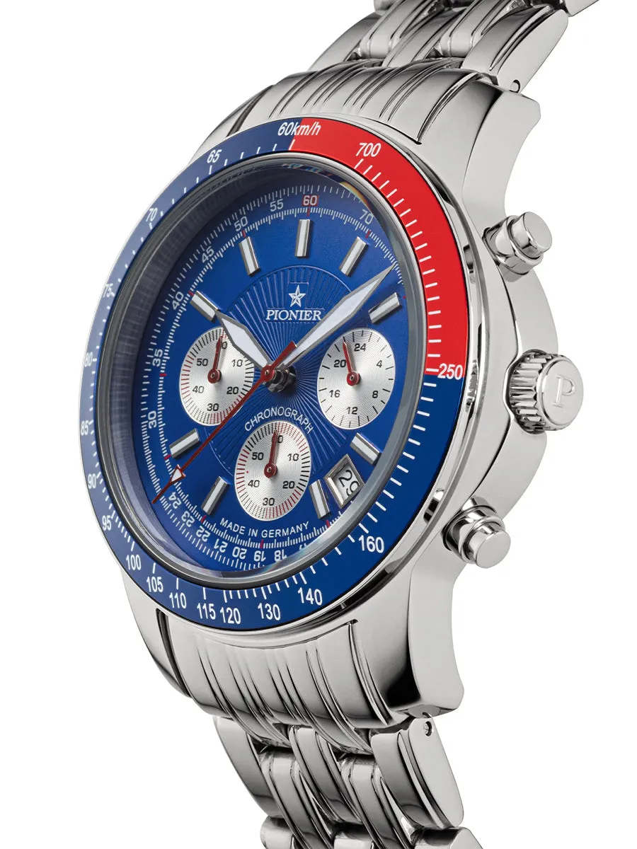 Tirona- Chronograph- GM-550-9-Silver- Pionier, Germany