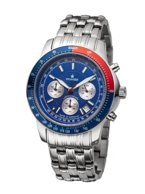 Tirona- Chronograph- GM-550-9-Silver- Pionier, Germany