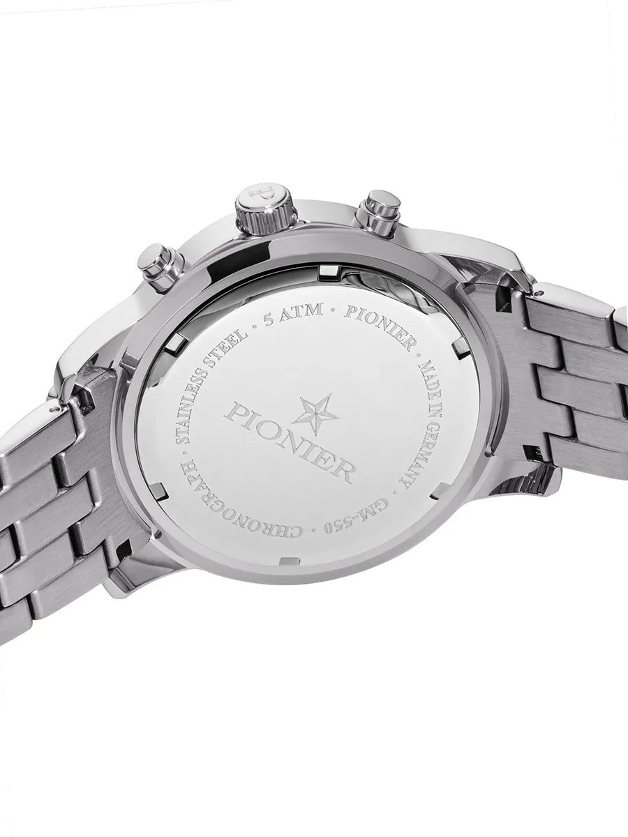 Tirona- Chronograph- GM-550-9-Silver- Pionier, Germany