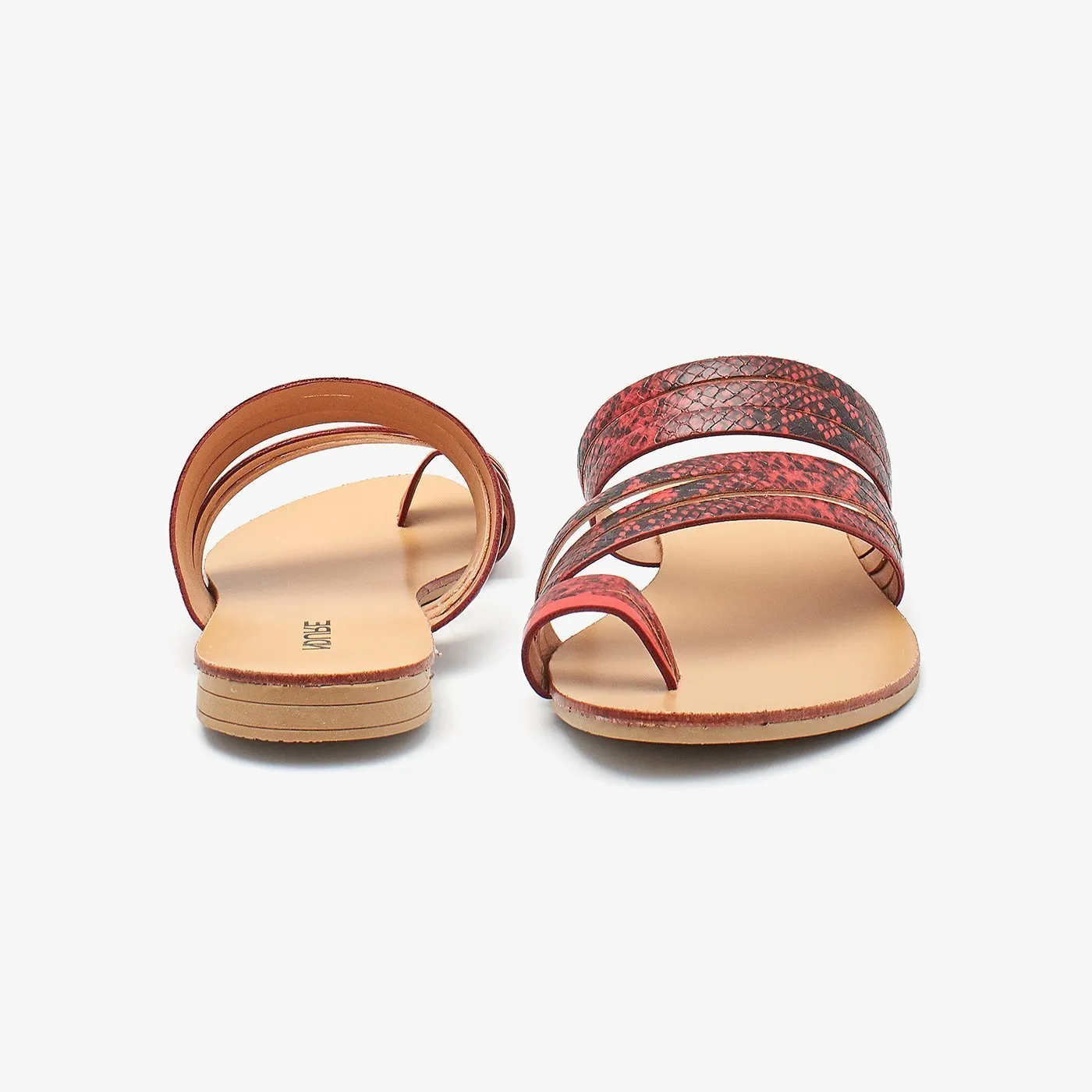 Toe Ring Multi Strap Ladies Chappal