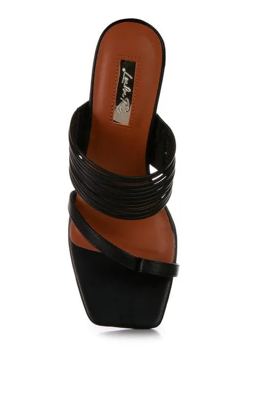 Tranquil Summer Mid Block Heel Sandals - 4 Colors