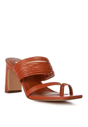 Tranquil Summer Mid Block Heel Sandals - 4 Colors