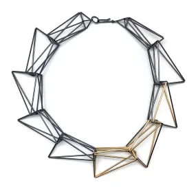 Triangular Geometric Necklace