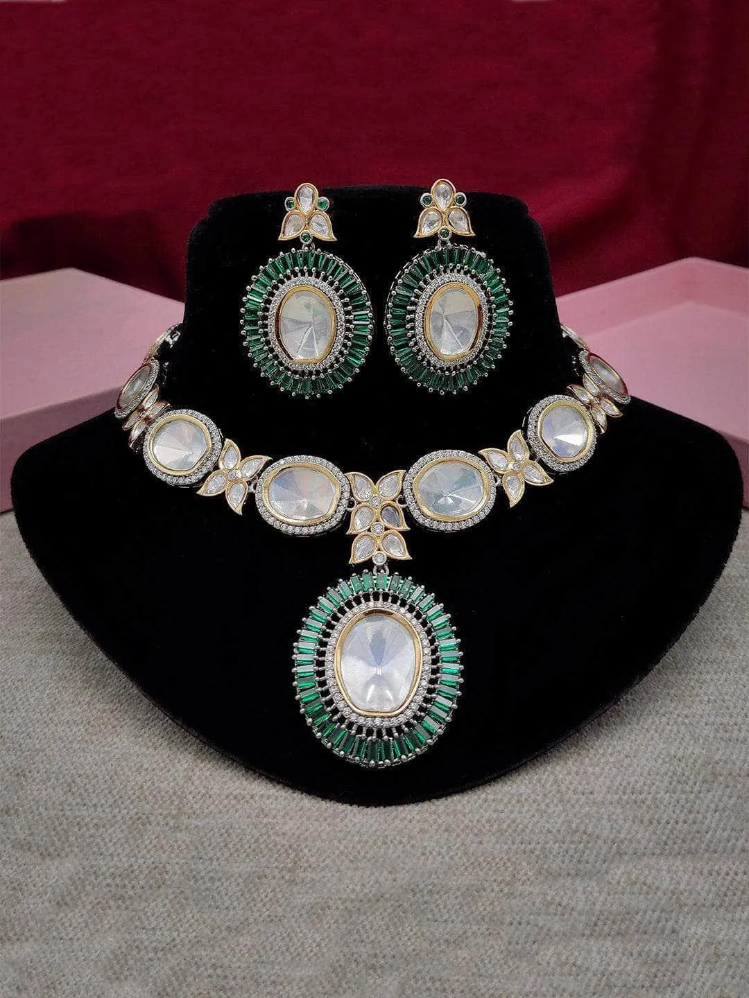 Victorian Polki Kundan Necklace