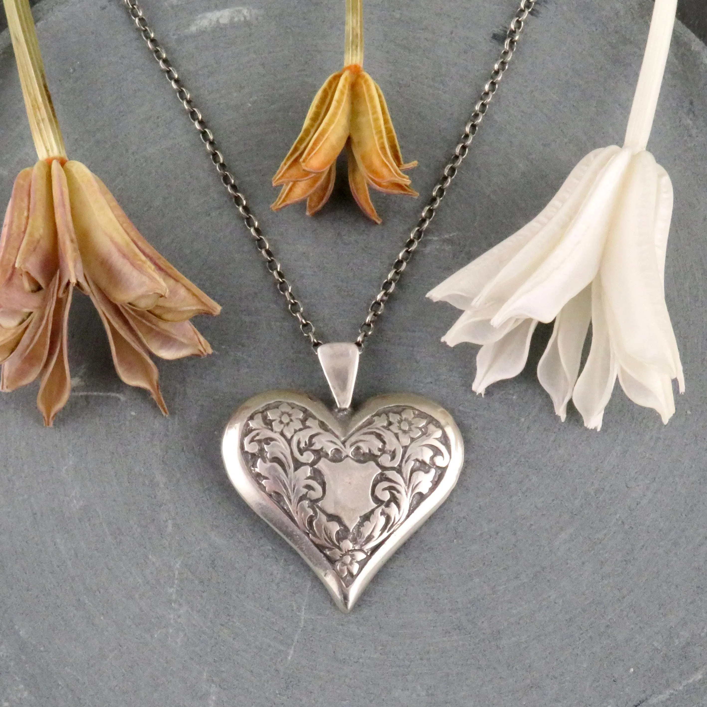 Vintage Treasured Heart Necklace