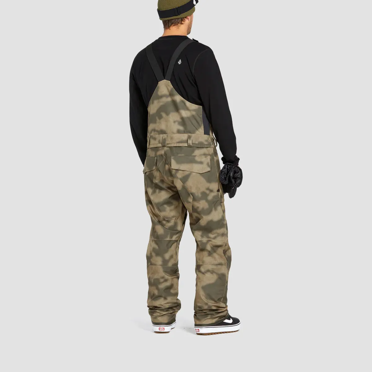 Volcom Roan 15K Snow Bib Overall Pants Camouflage