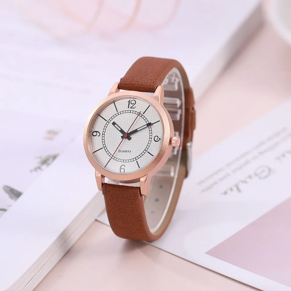 Women's Small Dial Watch, Simple Casual Fashion Quartz Watch