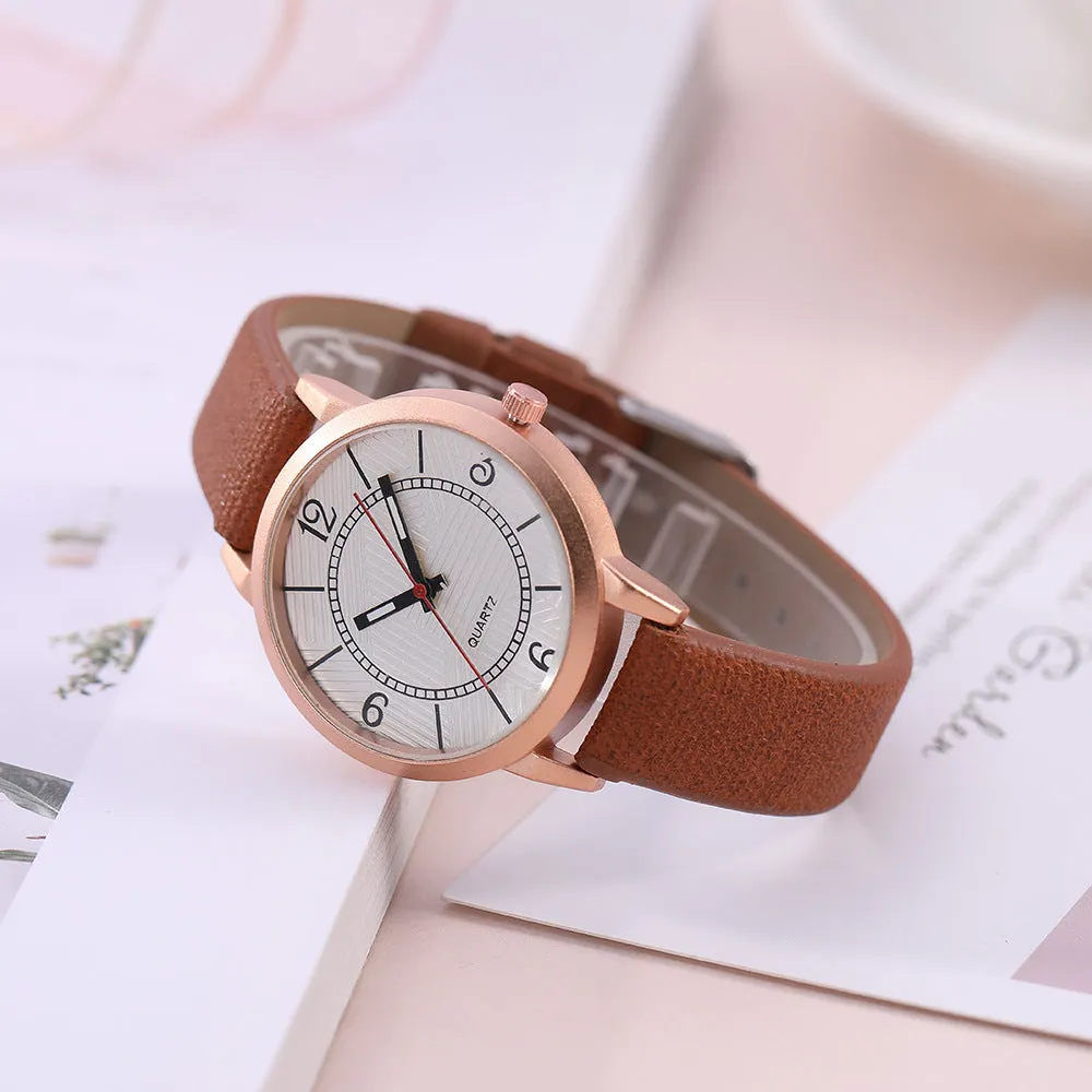 Women's Small Dial Watch, Simple Casual Fashion Quartz Watch