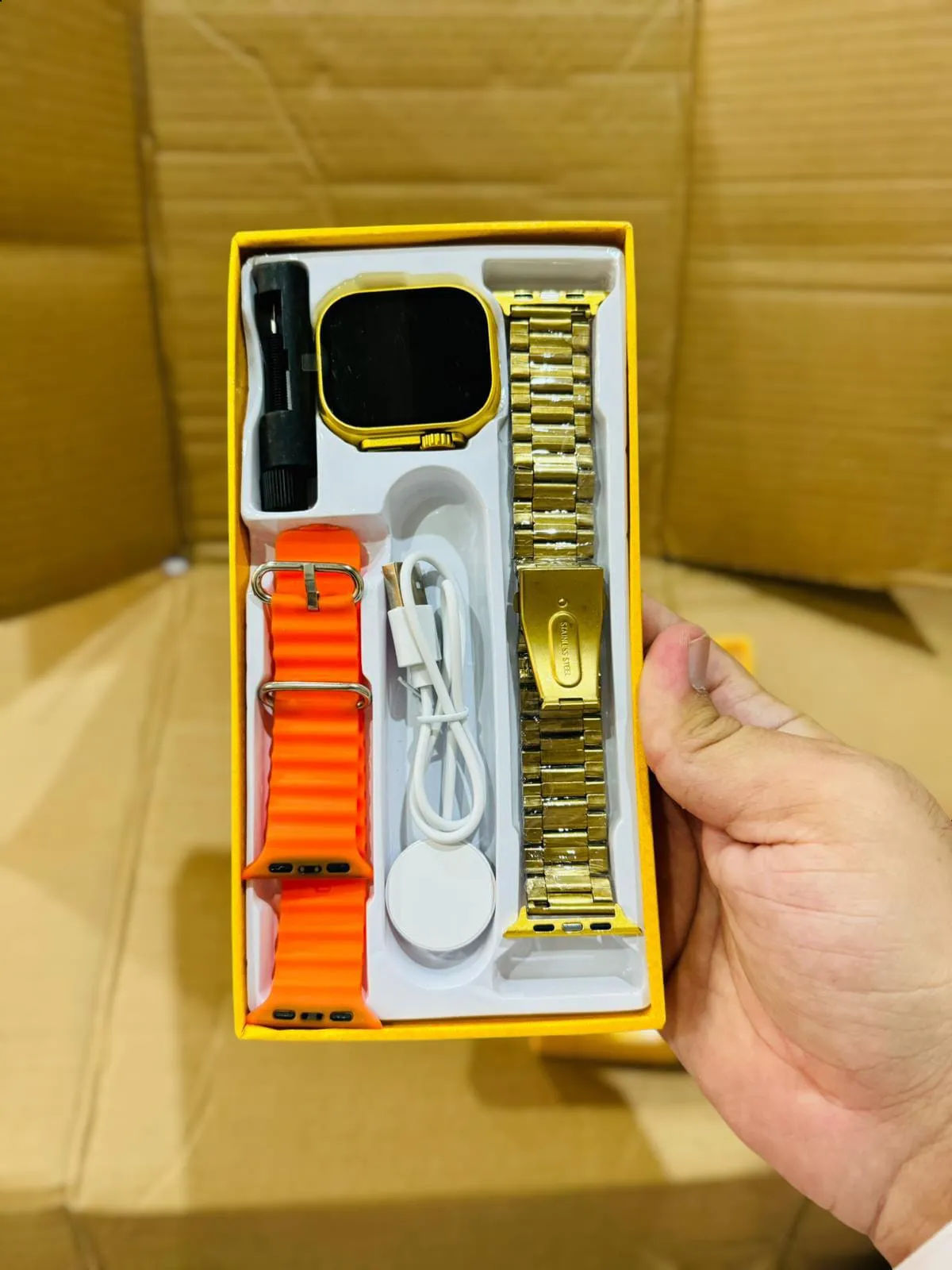 X8 Ultra Max Smart Watch Gold Edition