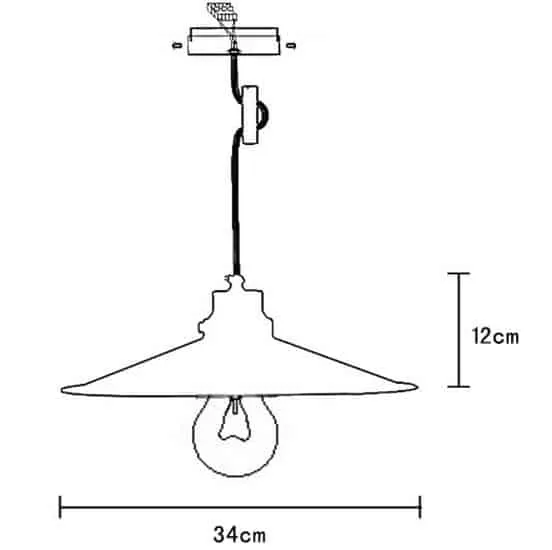 YALDEMAR Stylistic hanging lamp