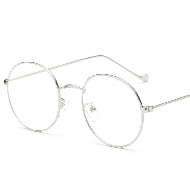 Zilead Unisex Full Rim Round Alloy Reading Glasses BV66